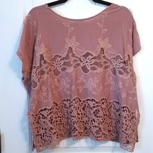 Melrose and Market pink blouse